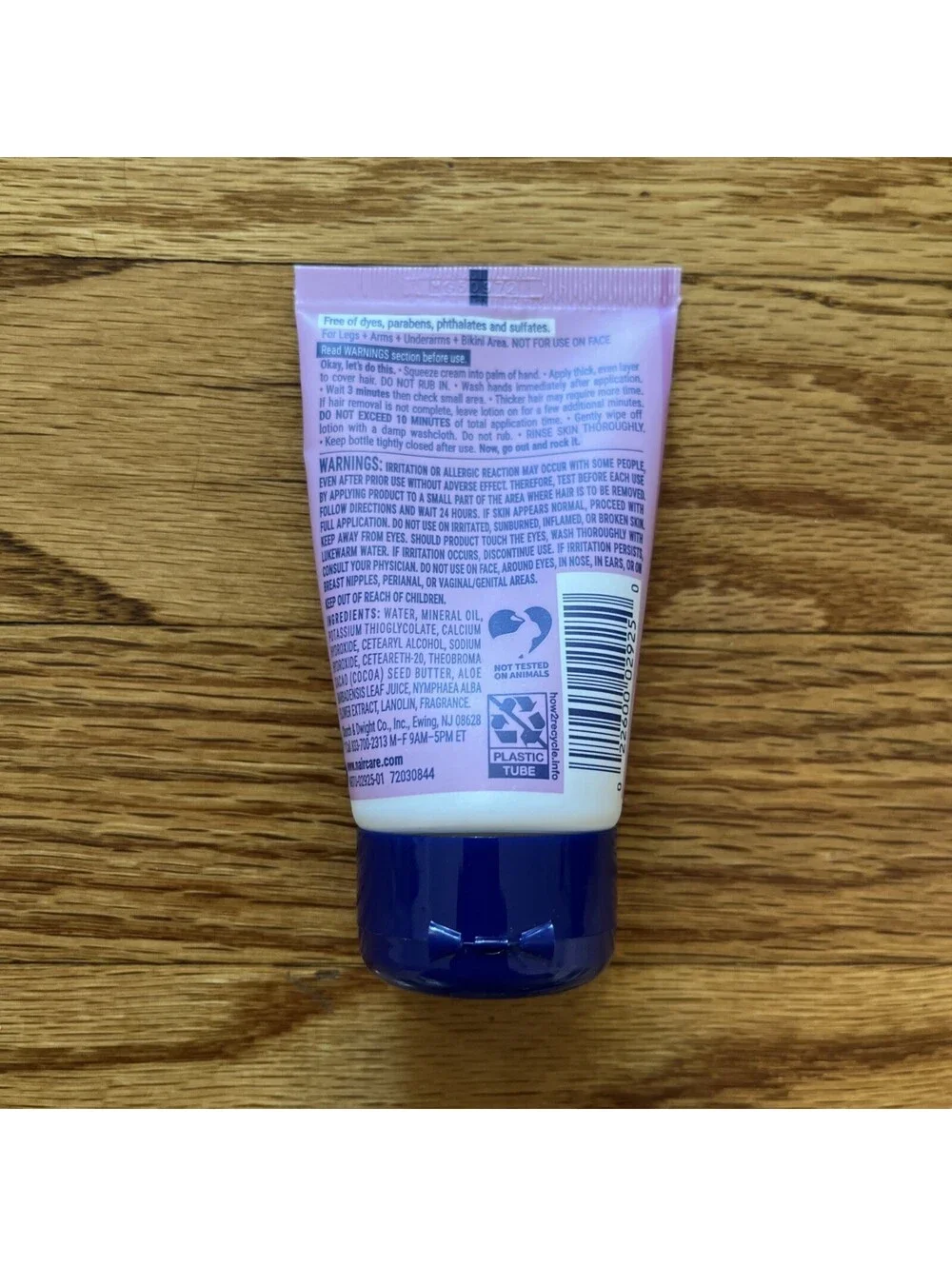 NEW Nair Hair Remover Body Cream Soothing Aloe & Waterlilly 2oz Travel Mini